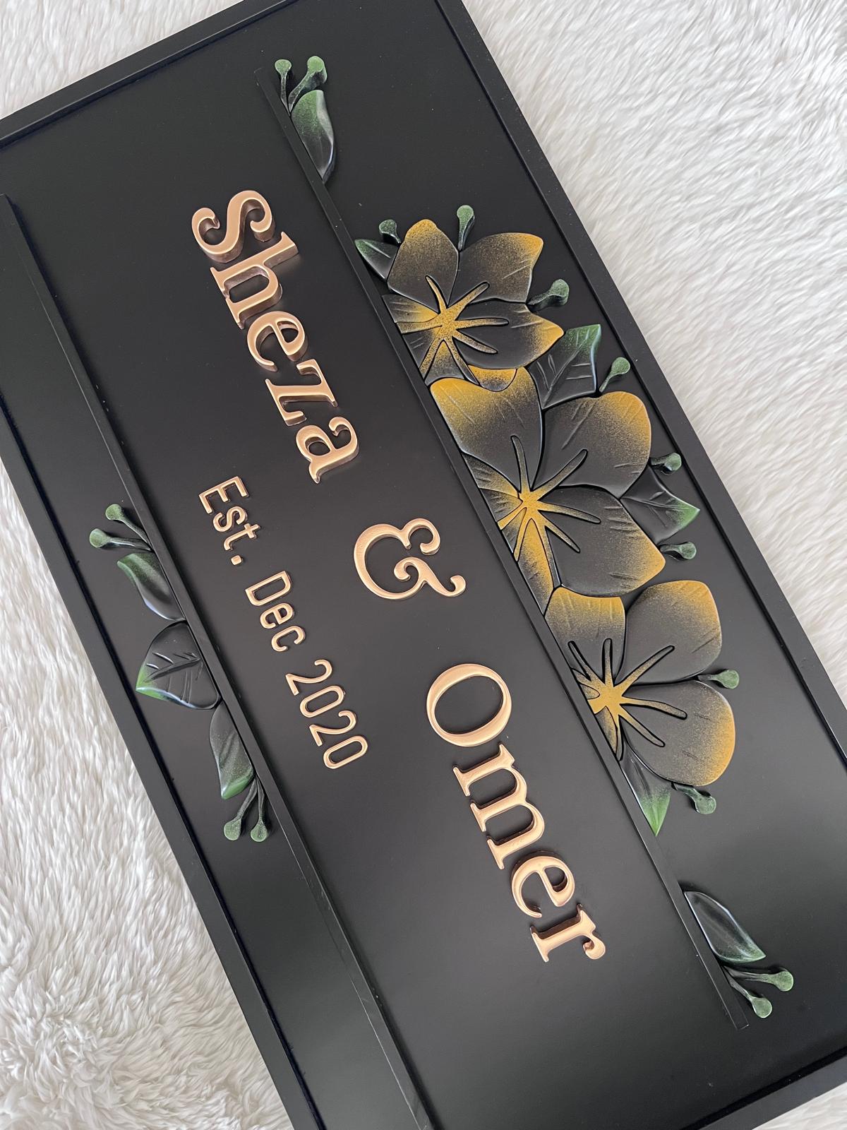 Rectangular Name Sign