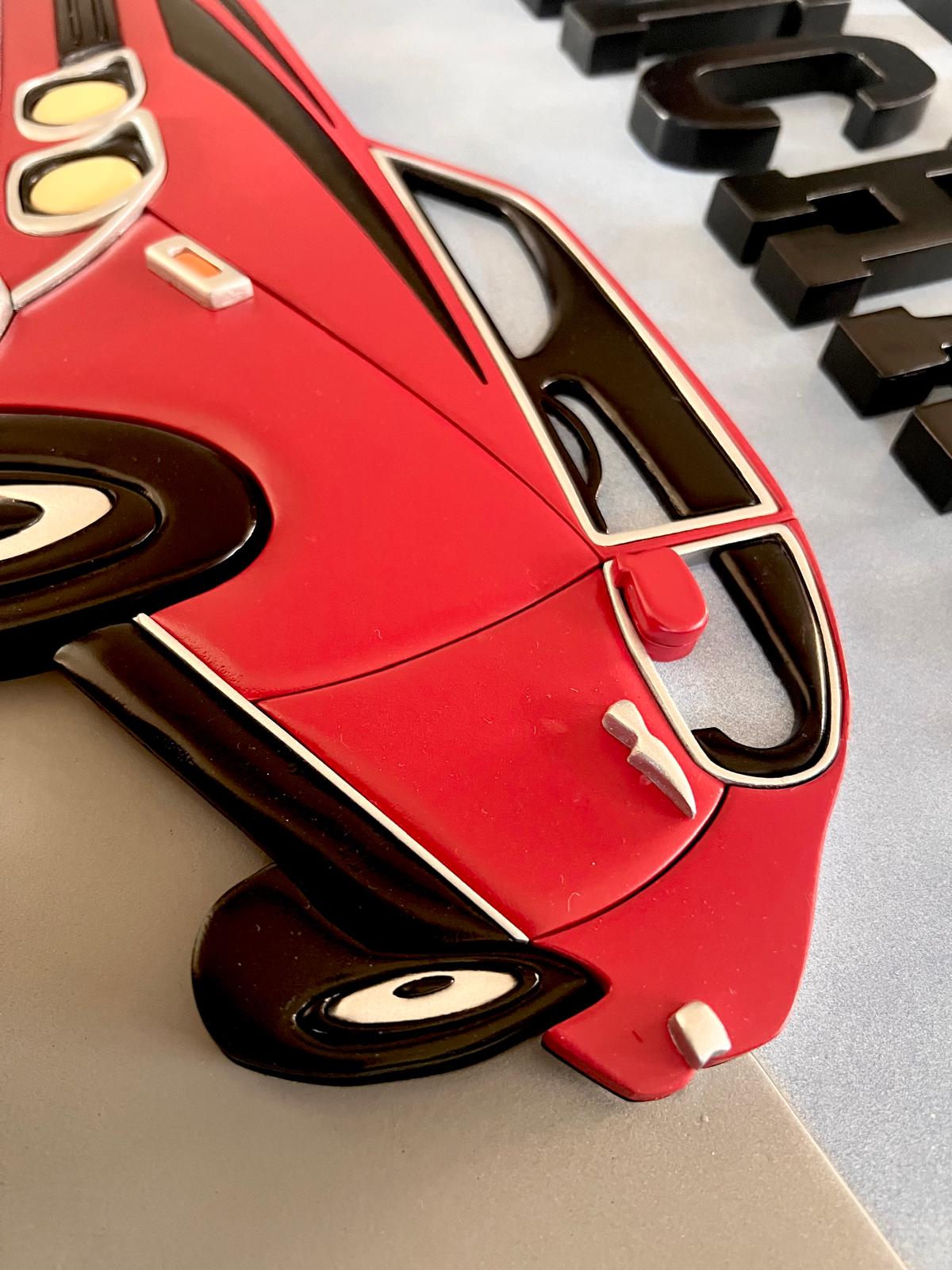 Car Name Sign